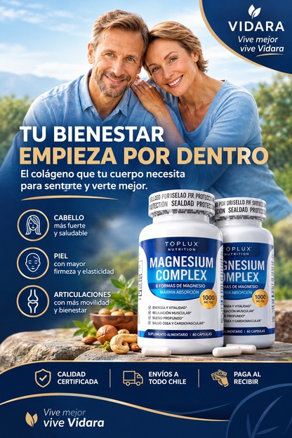 🔥 MAGNESIUM COMPLEX ORIGINAL 1000 mg · 8 EN 1 💪